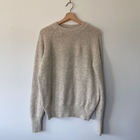 H&M Sweaters - H&M Cream Crew Neck Knit Sweater